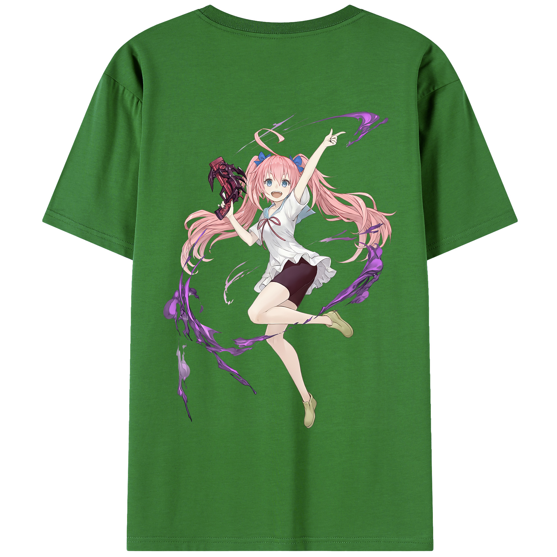（画像用） 転スラ Regarding Reincarnated to Slime レディース半袖Tシャツ(バックプリント)